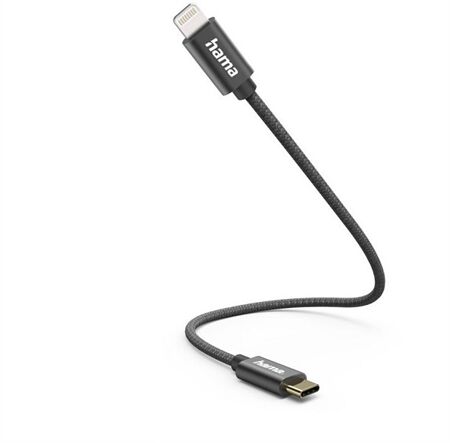 Hama Ladekabel USB-C>Lightning (0,2m)