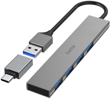 Hama USB-Hub 4 Ports USB 3.2 Gen1