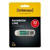 Intenso Rainbow Line USB Drive 32GB klar