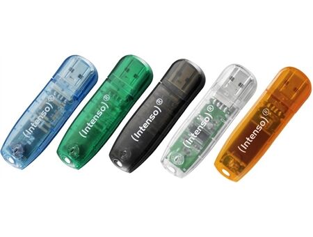 Intenso Rainbow Line USB Drive 32GB klar