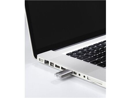 Hama FlashPen Laeta, USB 2.0, 16 GB, 10MB/s, Grau