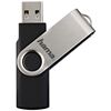 Hama FlashPen Rotate, USB 2.0, 32GB, 6MB/s, Schwarz/Sil