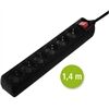 Hama 30394 6fach Stecker mit Schalter
