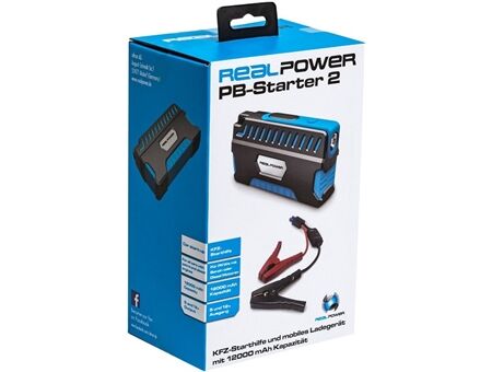 REALPOWER PowerBank PB-Starter 2 (12.000mAh)