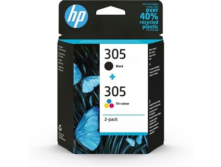 HP HP Ink/305 2pk Original Cart CMYK