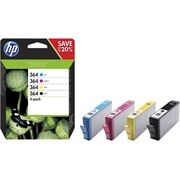 HP 364 Ink Cart CMYK Combo 4-Pack