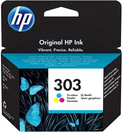 HP 303 Tri-color Original Ink Cartridge