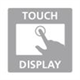 Bedienung durch Touch-Display